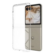 Gigapack Motorola Razr 50 szilikon telefonvédő (ütésállóság, átlátszó hátlap) átlátszó tok és táska