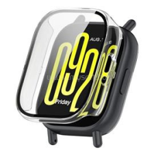 Gigapack Műanyag keret (BUMPER, ütésállóság + kijelzővédő üveg) ÁTLÁTSZÓ (GP-164064) okosóra kellék