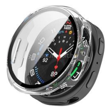 Gigapack Műanyag keret (BUMPER, ütésállóság + kijelzővédő üveg) ÁTLÁTSZÓ (GP-172049) okosóra kellék