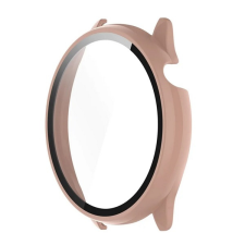 Gigapack Műanyag keret (BUMPER, ütésállóság + kijelzővédő üveg) RÓZSASZÍN Amazfit GTR Mini okosóra kellék