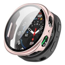 Gigapack Műanyag keret (BUMPER, ütésállóság + kijelzővédő üveg) RÓZSASZÍN (GP-172057) okosóra kellék