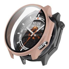 Gigapack Műanyag keret (BUMPER, ütésállóság + kijelzővédő üveg) RÓZSASZÍN (GP-172058) okosóra kellék