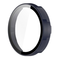 Gigapack Műanyag keret (BUMPER, ütésállóság + kijelzővédő üveg) SÖTÉTKÉK Garmin Lily 2 okosóra kellék