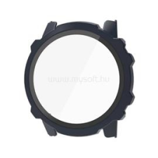 Gigapack Műanyag keret (BUMPER, ütésállóság + kijelzővédő üveg) SÖTÉTKÉK (GP-158363) okosóra kellék