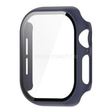 Gigapack Műanyag keret (BUMPER, ütésállóság + kijelzővédő üveg) SÖTÉTKÉK (GP-162694) okosóra kellék