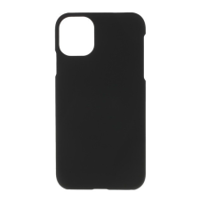 Gigapack Műanyag telefonvédő (gumírozott) FEKETE [Apple iPhone 11] tok és táska