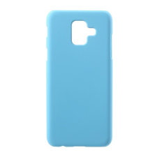 Gigapack Műanyag telefonvédő (gumírozott) VILÁGOSKÉK [Samsung Galaxy A6 (2018) SM-A600F] (5996457771103) mobiltelefon kellék