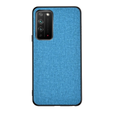 Gigapack műanyag telefonvédő (közepesen ütésálló, Honor X10 szilikon keret, textil hátlap) világoskék tok és táska