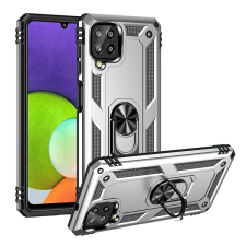 Gigapack műanyag telefonvédő (közepesen ütésálló, Samsung Galaxy M22 (SM-M225F) szilikon belső) ezüst tok és táska