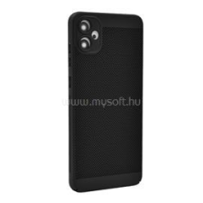 Gigapack Műanyag telefonvédő (légáteresztő, lyukacsos, kameravédő) FEKETE (GP-151536) tok és táska