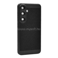 Gigapack Műanyag telefonvédő (légáteresztő, lyukacsos, kameravédő) FEKETE (GP-154108) tok és táska