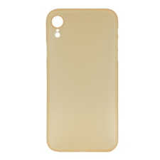 Gigapack Műanyag telefonvédő (matt, ultravékony) ARANY [Apple iPhone XR 6.1] (5996457826926) tok és táska
