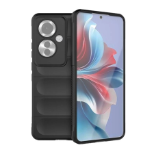 Gigapack Oppo Reno11 F 5G szilikon telefonvédő (ütésállóság, kameravédő, 3d) fekete tok és táska