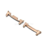 Gigapack Óraszíj csatlakozó adapter (egyedi méret, 1 pár, átalakító, fém, 22mm) ROZÉARANY (GP-172077)
