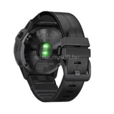 Gigapack Pótszíj (egyedi méret, 22mm, bőr hatású, QuickFit csatlakozás) FEKETE (GP-149249) okosóra kellék