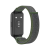 Gigapack Pótszíj (egyedi méret, nylon, tépőzáras, légáteresztő) SÖTÉTZÖLD Huawei Band 7