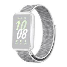 Gigapack Pótszíj (egyedi méret, nylon, tépőzáras, légáteresztő) VILÁGOSSZÜRKE Samsung Galaxy Fit 3 okosóra kellék