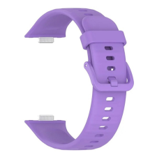 Gigapack Pótszíj (egyedi méret, szilikon) LILA Huawei Watch Fit 3 okosóra kellék