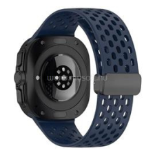 Gigapack Pótszíj (egyedi méret, szilikon, lyukacsos, légáteresztő) SÖTÉTKÉK (GP-163516) okosóra kellék