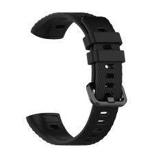 Gigapack Pótszíj (szilikon, állítható) FEKETE Huawei Band 4 Pro okosóra kellék