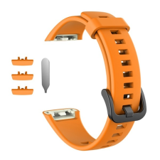 Gigapack Pótszíj (szilikon, állítható) NARANCS Honor Band 6, Huawei Band 6 okosóra kellék