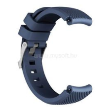Gigapack Pótszíj (univerzális, 22mm, szilikon, csíkos) SÖTÉTKÉK (GP-88202) okosóra kellék