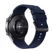 Gigapack Pótszíj (univerzális, 22mm, szilikon, fekete csat) SÖTÉTKÉK (GP-141524) okosóra kellék