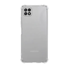 Gigapack Samsung A22 5G GIGAPACK szilikon telefonvédő ütésállóság, légpárnás sarok, ÁTLÁTSZÓ tok és táska