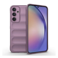 Gigapack Samsung Galaxy A55 5G (SM-A556) szilikon telefonvédő (ütésállóság, kameravédő, 3d) lila tok és táska
