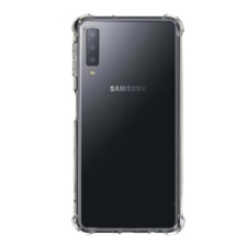 Gigapack Samsung Galaxy A7 (2018) Szilikon telefonvédő (közepesen ütésálló, légpárnás keret, átlátszó) tok és táska