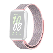 Gigapack Samsung Galaxy Fit 3 Pótszíj (egyedi méret, nylon, tépőzáras, légáteresztő) RÓZSASZÍN okosóra kellék