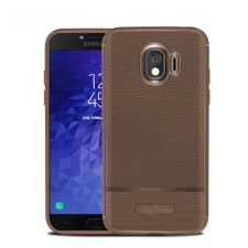 Gigapack Samsung Galaxy J4 (2018) SM-J400F szilikon telefonvédő (közepesen ütésálló, szálcsiszolt) barna tok és táska