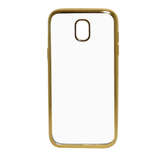 Gigapack Samsung Galaxy J5 (2017) SM-J530 EU szilikon telefonvédő (fémhatású keret) arany tok és táska