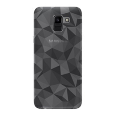 Gigapack Samsung Galaxy J6 (2018) szilikon telefonvédő (3D, gyémánt minta, átlátszó) tok és táska
