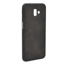 Gigapack Samsung Galaxy J6 Plus (SM-J610F) szilikon telefonvédő (szövet minta) fekete tok és táska