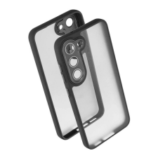 Gigapack Samsung Galaxy S23 (SM-S911) szilikon telefonvédő (ütésállóság, akril hátlap, kameravédő) fekete tok és táska
