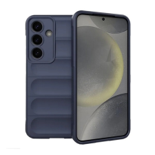 Gigapack Samsung Galaxy S25 (SM-S931) szilikon telefonvédő (ütésállóság, kameravédő, 3d) sötétkék tok és táska