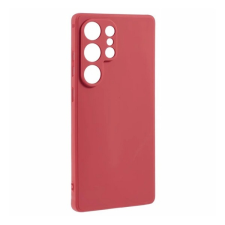 Gigapack Samsung Galaxy S25 Ultra (SM-S938) szilikon telefonvédő (matt) piros tok és táska