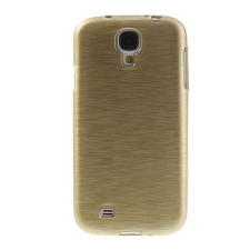 Gigapack Samsung Galaxy S4 VE szilikon telefonvédő (szálcsiszolt minta, arany) tok és táska