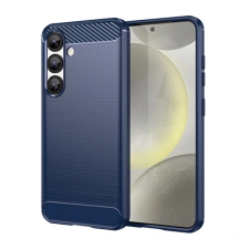 Gigapack Samsung S25 GIGAPACK Szilikon telefonvédő ütésállóság, karbon minta, SÖTÉTKÉK (GP-166775) tok és táska
