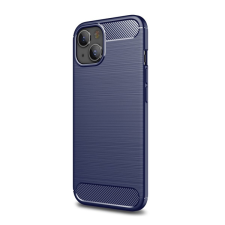 Gigapack Szilikon telefonvédő (ütésállóság, légpárnás sarok, szálcsiszolt, karbon minta) sötétkék gp-128591 tok és táska