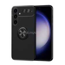 Gigapack Szilikon telefonvédő (asztali tartó, tartógyűrű, 360°, mágneses) FEKETE (GP-151340) tok és táska