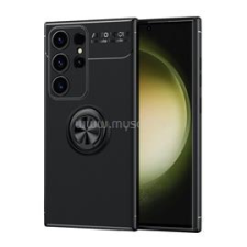 Gigapack Szilikon telefonvédő (asztali tartó, tartógyűrű, 360°, mágneses) FEKETE (GP-151341) tok és táska