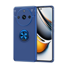 Gigapack Szilikon telefonvédő (asztali tartó, tartógyűrű, 360°, mágneses) SÖTÉTKÉK tok és táska