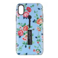 Gigapack Szilikon telefonvédő (asztali tartó, ujjra húzható szilikon, bazsarózsa) VILÁGOSKÉK (GP-80226) tok és táska