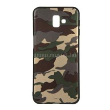 Gigapack Szilikon telefonvédő (bőr hatású, terep minta) SÖTÉTZÖLD (GP-86021) tok és táska