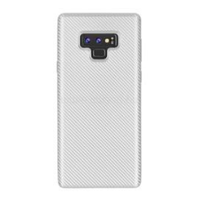 Gigapack Szilikon telefonvédő (karbon minta) EZÜST (GP-79069) tok és táska