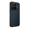 Gigapack Szilikon telefonvédő karbon minta mágneses Xiaomi 17T Pro sötétkék GP-189525