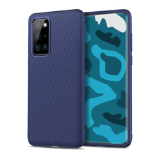 Gigapack Szilikon telefonvédő (közepesen ütésálló, csíkos minta) SÖTÉTKÉK [Huawei P40 Pro+ 5G] (5996457961474) tok és táska