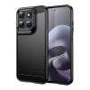 Gigapack Szilikon telefonvédő légpárnás sarok karbon minta Motorola Moto G77 5G fekete GP-189547